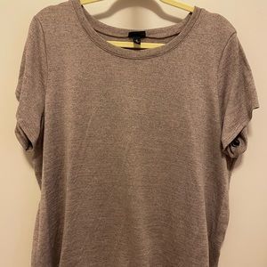 Tan Torrid Stretch Scoop Neck Tee